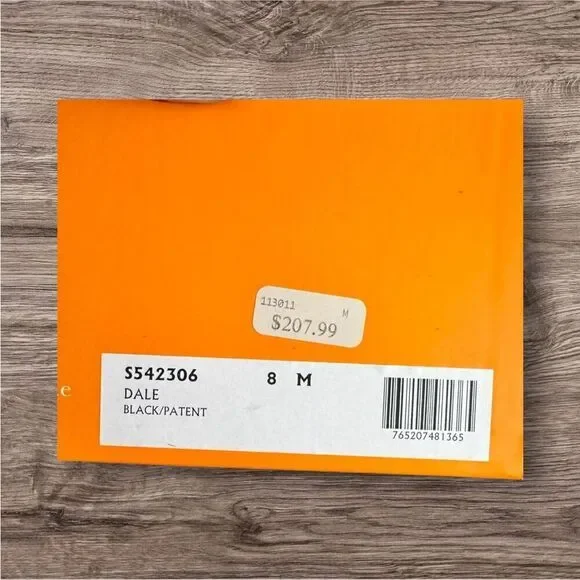 Kate Spade Dale Black Patent Leather Pumps in Original Box / SZ: 8B - Picture 8 of 8